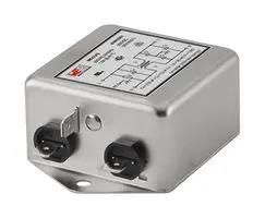 LINE FILTER, 1-PHASE, 8A, 250V, QC 810912008