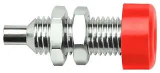 CONN, BANANA, JACK, 32A, RED, SOLDER BU 403 NI / RT