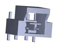 NANO-FIT HDR SMT VT SGL 2CKT TIN BLK 105431-1102