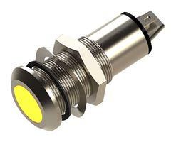 PANEL INDICATOR, YELLOW, 13MM, 28VDC 528-521-23