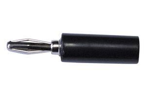 CONN, BANANA PLUG, 15A, BLACK BU-00243-0