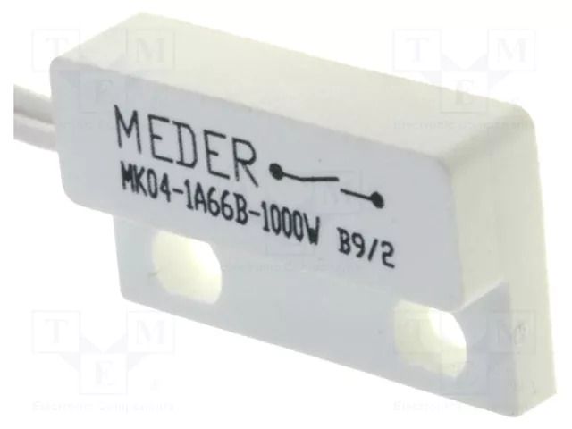 Reed switch; Pswitch: 10W; 23x13.9x5.9mm; Connection: cables; 0.5A MEDER MK04-1A66B-1000W