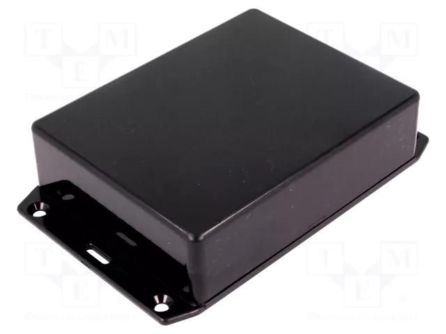 Enclosure: multipurpose; X: 94mm; Y: 121mm; Z: 34mm; 1591; ABS; black HAMMOND HM-1591GFLBK