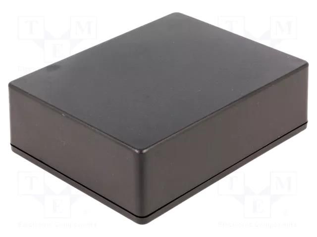 Enclosure: multipurpose; X: 94mm; Y: 121mm; Z: 33mm; 1591XX; ABS; IP54 HAMMOND HM-1591XXGBK