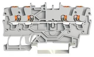 4-CONDUCTOR THROUGH TERMINAL BLOCK 2201-1401