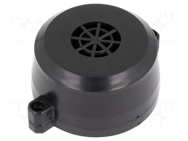 Enclosure: for alarms; Z: 30mm; ABS; black; Ø: 52mm MASZCZYK KM-52