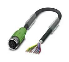 SENSOR CORD, 8P M12 RCPT-FREE END, 1.5M 1522862