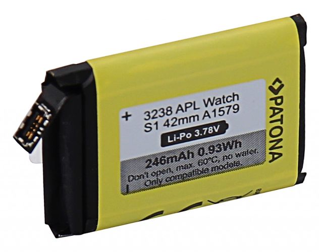 PATONA Battery f. Apple Watch Serie 1 42mm A1579, PATONA 3238 4055655227377