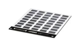 LABEL, ALUMINIUM, BLACK, 15MM X 27MM 0831589