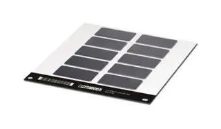 LABEL, ALUMINIUM, BLACK, 30MM X 60MM 0831879