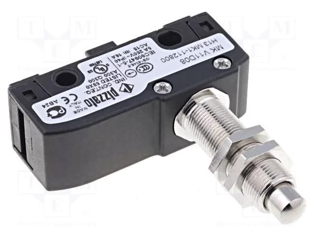 Microswitch SNAP ACTION; 6A/250VAC; 5A/24VDC; with pin; SPDT PIZZATO ELETTRICA MKV11D08