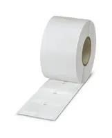 LABEL, PVC, WHITE, 19MM X 38MM 830679