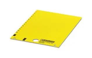 LABEL, PVC, YELLOW, 9MM X 15MM 0803828