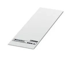 MARKER CARD, BLANK, 6MM, WHITE, TB 1007222