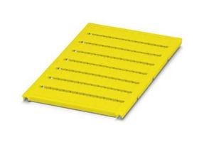 MARKER SHEET, BLANK, 5.2MM, YELLOW, TB 0818289