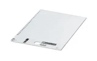 MARKER CARD, BLANK, 104MM, WHITE, TB 0829260