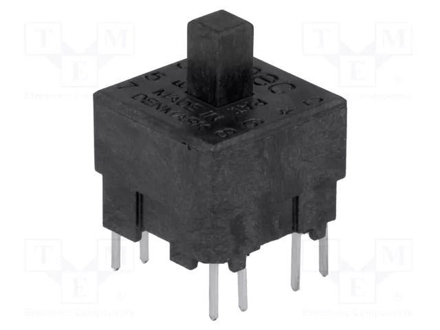 Microswitch TACT; DPST-NO + DPST-NC; Pos: 2; 0.025A/120VDC; THT MEC MEC15401