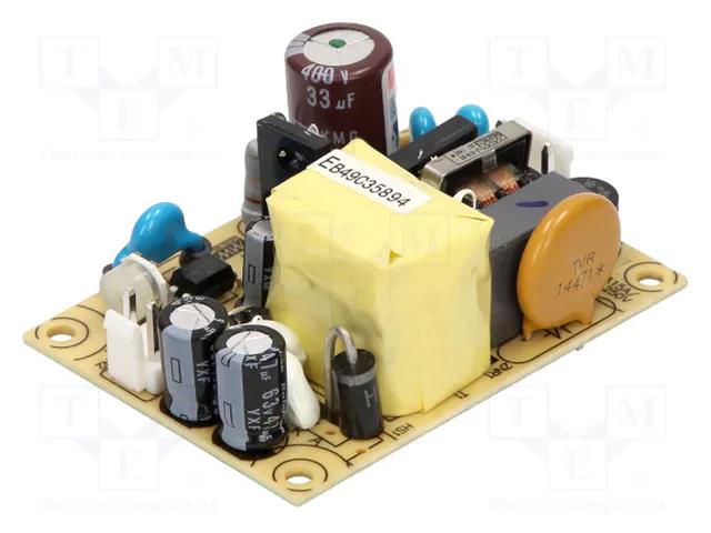 Power supply: switching; open; 15.02W; 120÷370VDC; 85÷264VAC; 85% MEAN WELL EPS-15-48