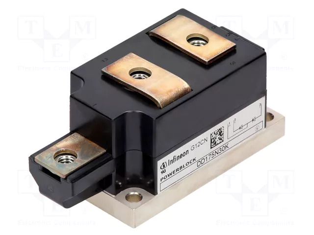 Module: diode-thyristor; 2.2kV; 215A; BG-PB50-1; Ufmax: 1.8V; screw INFINEON TECHNOLOGIES TD215N22KOF