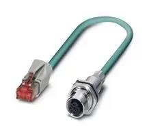 SENSOR CORD, 4P RJ45 PLUG-M12 RCPT, 1M 1404206