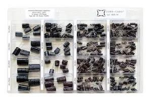 ASSORTMENT KIT, ALU ELEC CAPACITORS CCC-19
