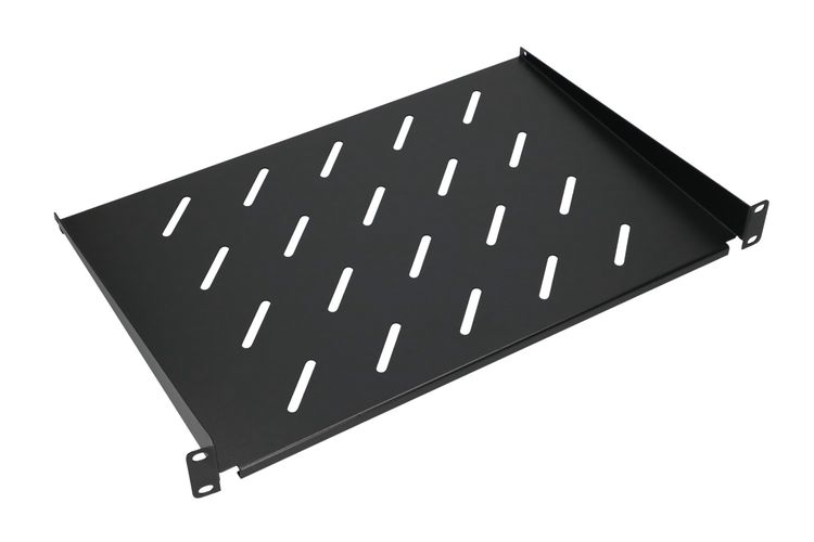 Extralink 1U 300mm Black | Shelf | 19", for wall cabinets, EXTRALINK EX.12738 5903148912738
