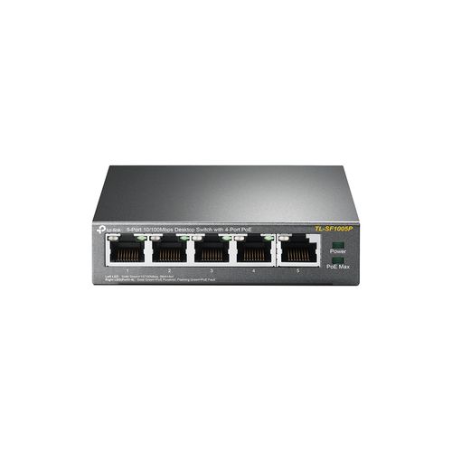 TP-Link TL-SF1005P | Switch | 5x RJ45 100Mb/s, 4x PoE, 58W, TP-LINK TL-SF1005P 6935364083199