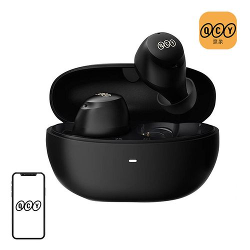 Wireless Earphones TWS QCY HT07 ArcBuds ANC (black), QCY HT07-black