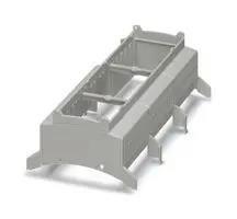 DIN RAIL HOUSING, UPPER, PC, GREY 2201982