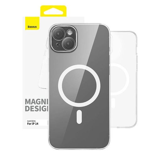 Magnetic Phone Case for iP 14 Baseus OS-Lucent Series (Clear), Baseus P60157201203-00