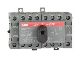 SWITCH ISOLATOR, 4 POLE, 25A, 415VAC OT25F4C