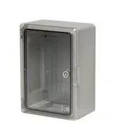 LOCKABLE DOOR ENCLOSURE, ABS/PC, GRY/CLR MP001223