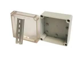 ENCLOSURE, JUNCTION BOX, ABS, GREY/CLEAR MP001236