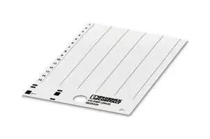 LABEL, PVC, WHITE, 9MM X 20MM 0829439