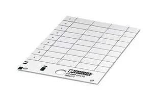 LABEL, PVC, WHITE, 15MM X 27MM 0828777