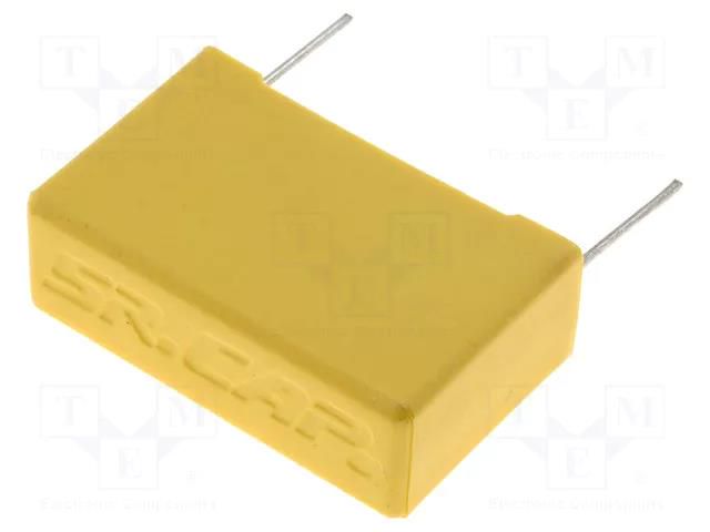 Capacitor: polyester; 1uF; 400VDC; 15mm; ±10%; 18x10x15mm; THT SR PASSIVES MPEB-1U/400