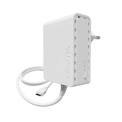 Mikrotik PWR-LINE 7400 PL7400 | Power supply with microUSB | for hAP mini, hAP lite, EU plug, MIKROTIK PL7400 4752224002457