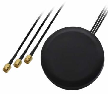 Teltonika 003R-00254 | Combo Antenna | SISO LTE/GPS/WIFI, roof mounted with 2x SMA and 1x RP-SMA, TELTONIKA TEL COMBO SISO 003R-00254 4779051840328