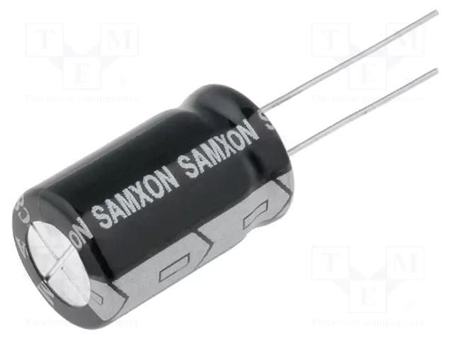 Capacitor: electrolytic; low ESR; THT; 470uF; 63VDC; Ø12.5x20mm SAMXON GT470/63