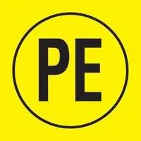 PRE PRNTD LABEL, 12.95X12.96MM/VINYL CLT PESC-H-PE