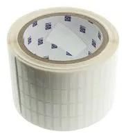 LABEL, 12.7MM X 5.1MM, VINYL CLOTH, WHT C050X044CBT