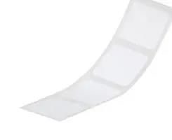 LABEL, 38.1MM X 7.6MM, POLYESTER, WHITE C150X030Y1C