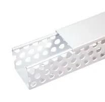 ROUND HOLE DUCT, PVC, 2X4X6',WHT,6FT D2X4WH6