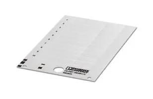 LABEL, POLYESTER, TURQUOISE/13 X 50/28MM 0803855