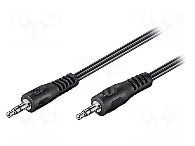 Cable; Jack 3.5mm 3pin plug,both sides; 10m Goobay CABLE-404/10