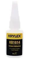INSTANT ADHESIVE, BOTTLE, 20G, CLEAR KB1614, 20G