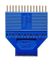 IC TEST CLIP, SOJ, SOIC, 1.27MM, 28PIN 5437