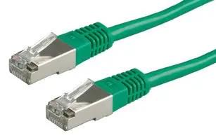 PATCH CORD, RJ45 PLUG-PLUG, GREEN, 1M MP001942