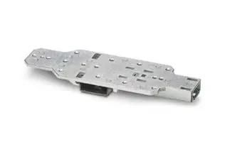 UNIVERSAL DIN RAIL ADAPTER, ZINC, BLUE 2854018