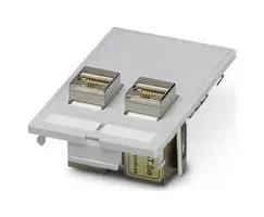 FACEPLATE, RJ45 SOCKET, 2PORT, CAT5E 1657766